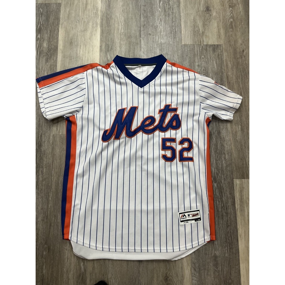 Rare Majestic New York Mets Cespedes 1986 Throwback Jersey Cuba Size 40/M